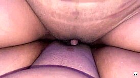 Sensual Latina Couple Khalessi69 Tribbing Clit to Clit, Wet Pussies Riding in Lesbian Session