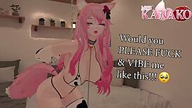 Catgirl gets chained and fucked till she squirts! 😺🔗