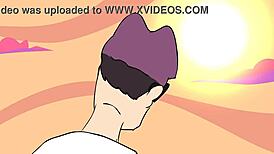 power trip cartoon features clothes ripping