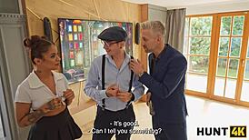 pretty pricey pussy teased in hairless pov action