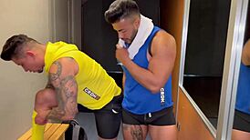 Favio Vador Barebacks Freddy Salvador's Smooth Tattooed Ass