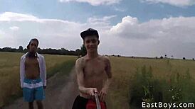 Cute Twinks Enjoying An Adventure On Holidays!