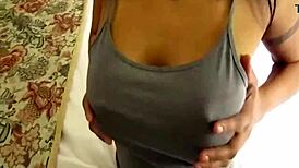 Wow, Busty Gabby Quinteros Slams Her Biggest Dildo Deep!