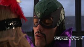 Lexi Belle Gives Oral to Caped Crusaders