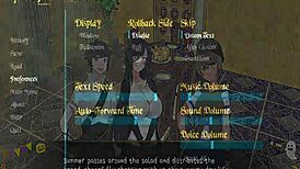 footjob under desk in horror mansion anime