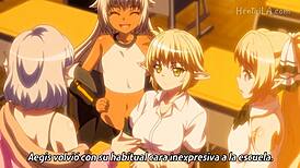 Beautiful blonde girl on the beach hentai