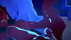 meru the succubus engages in intense sexual encounters in this hentai anime