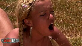 hot pornstar barbie banks rough anal outdoor