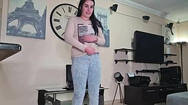 casting piss drinking interview with teen 18+ stripping