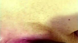 Sexy white girl squirts all over herself during masturbation