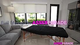 Thick Ass Daphne Gets Perv Massage For Booty