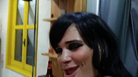 emo rocker dances funk and gets fucked by bluezao youtuber