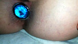 Amateur guy fingers his horny girlfriend's big tits and wet pussy