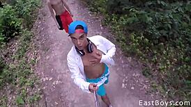 Cute Twinks Enjoying An Adventure On Holidays!