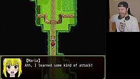 Girl explores mature marionette fantasy in uncensored game