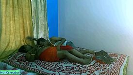 Indian Bengali Bhabhi Calls Sex Friend While Husband at Office