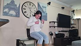 casting piss drinking interview with teen 18+ stripping