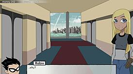 18Titans Part 7 unfolds with epic cartoon parody action. The game-inspired scenes bring wild twists to every frame.