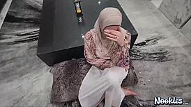 Nookies Hijab Fantasy - Shopaholic Gets Fucked!