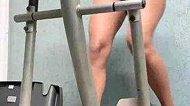 brave girl dares in gym