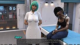 Hot Doctor Rejects Curvy Patient In Space
