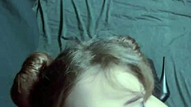 POV: Твоя идеальная гот-подруга становится на колени и портит макияж огромным фейсалом после сосания хуя!