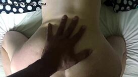 bootycall turns into bent over doggystyle with big black cock creampie