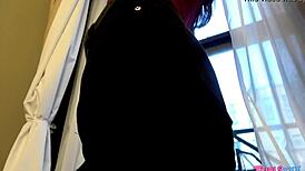 Wow, Ava Holt masturbating her small tits!