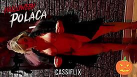 naughty witch gets hard cock in ass until cumming hard