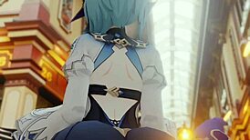 Anime Hentai With Big Ass Tits And Pussy Getting Blowjob In Cartoon Style