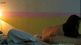 Hey, check out this pretty hottie wife's private sex video with blowjob and doggystyle action