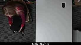 Stepdaughter Fucked Mall Officer to Save Stepmommy, OMG! 😱