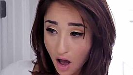 Hot milf and young secretary nail boss in office threesome