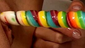 cute teens strapon playing in sexy lesbian session