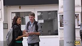 Hunt4k Shows Prague as Sextourism Hub with Teen POV Blowjob