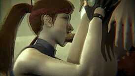 Aerith, Jessie, Tifa blowjob compilation