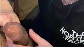 the latina amateur in thong gives sloppy blowjob and deepthroats until she swallows all the cum