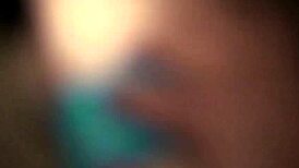 Cute teen gf gets night time anal outdoors