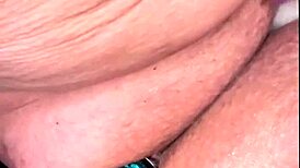 I'm makin' multiples with this brunette's squirting pussy.