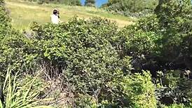 sasha rose and daniella margot dive into hot outdoor lesbian fingering and licking