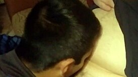 Can you believe this gay blowjob after intense fucking?