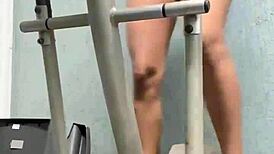 brave girl dares in gym