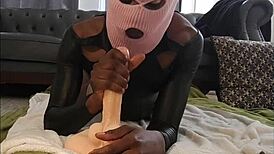 guy gets sloppy face fucking and deepthroat blowjob from gay partner