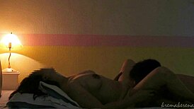 Hey, check out this pretty hottie wife's private sex video with blowjob and doggystyle action