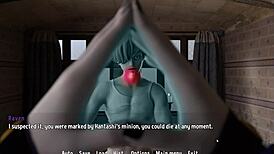 Sanji fantasy toon adventure, Raven forces cum swallow in hentai parody