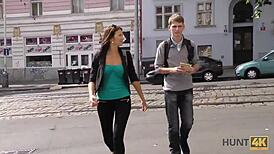 Hunt4k Shows Prague as Sextourism Hub with Teen POV Blowjob