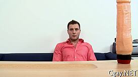 Fat Police Officer Gives Hardcore Blowjob to Asian Thief!