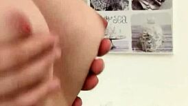 This brunette's solo session with toys is so close-up and detailed