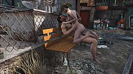Fallout 4 Diamond City Public Fuck Stuns Crowd
