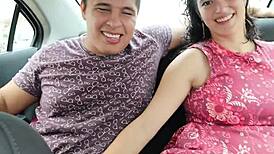 Solitary Colombian chica begins her journey into porn with bold moves